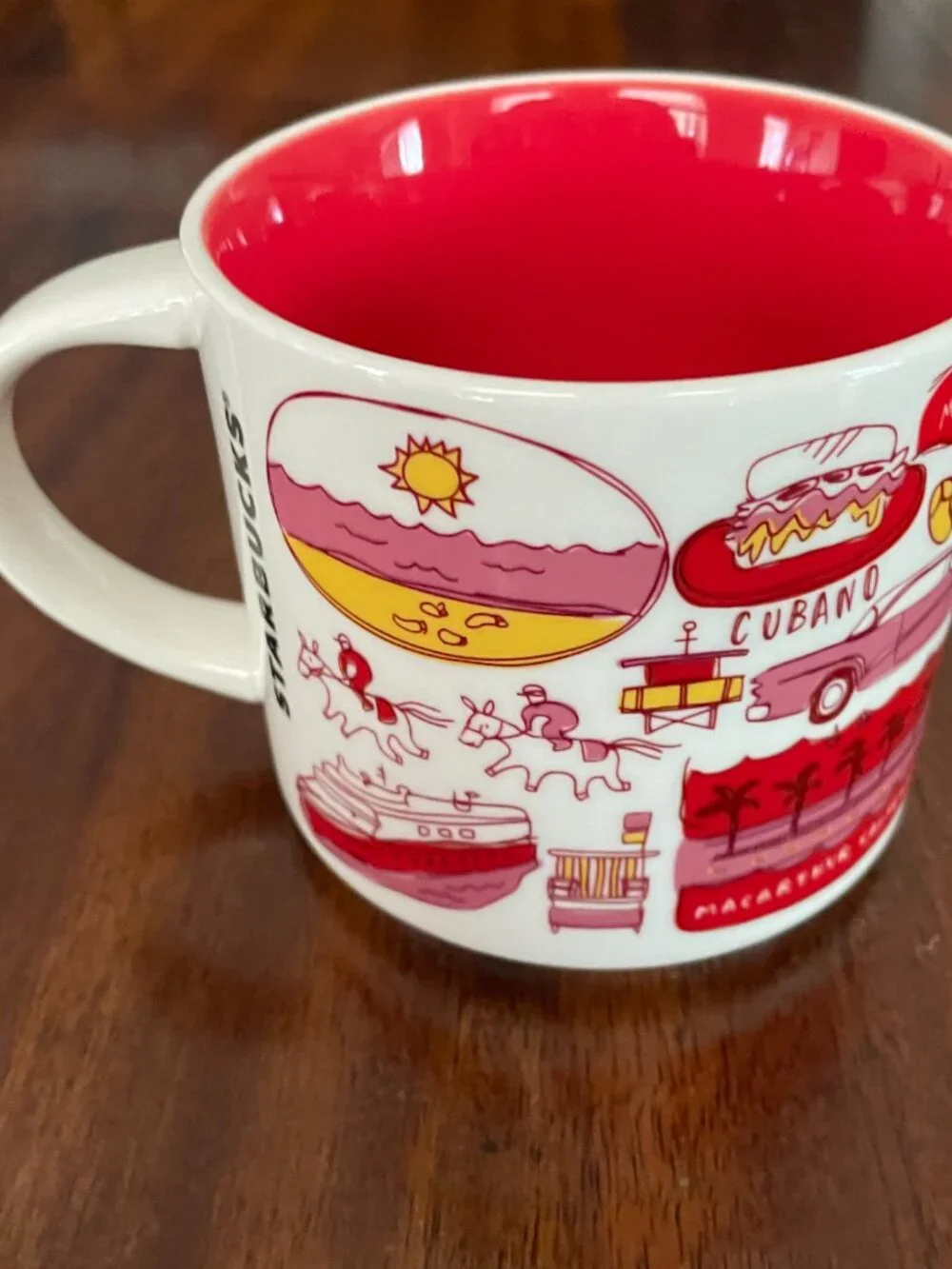 2019 Starbucks Miami Mug Been There Series Coffee Tea Ceramic 14 Oz